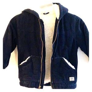 GAP Navy Zip-Up Jacket, Toddler Size 4